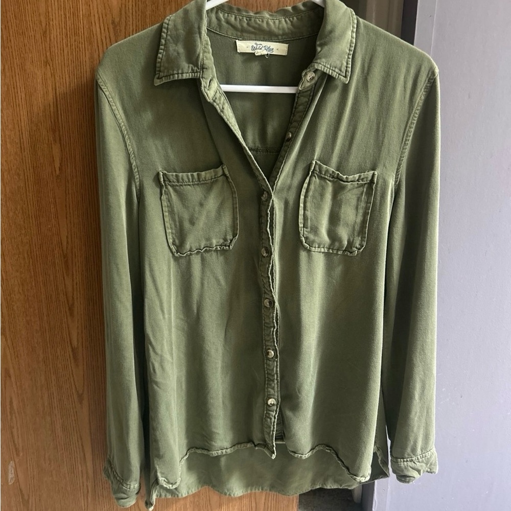 Wild Blue Olive Green Jacket